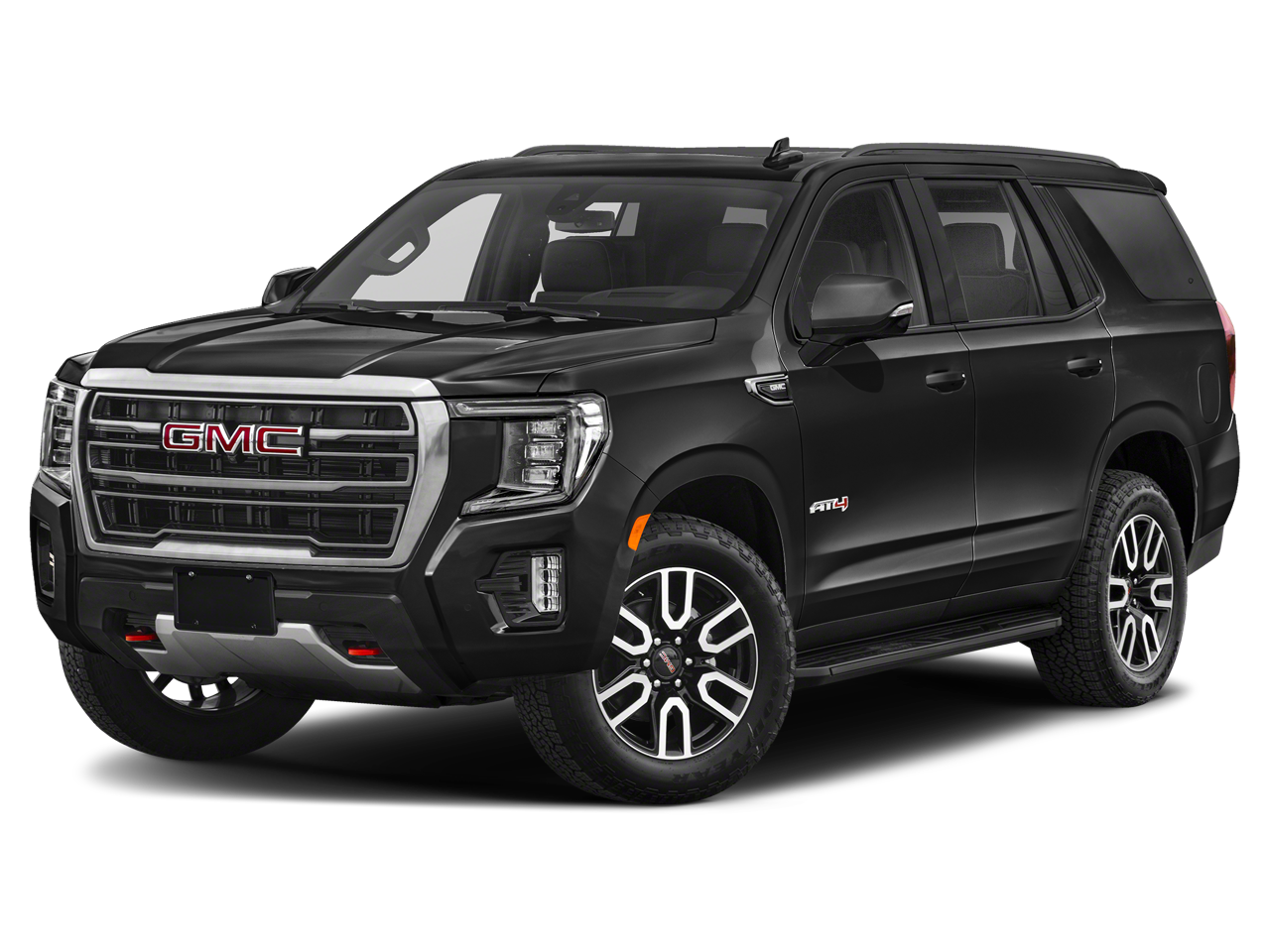 2023 GMC Yukon AT4 in Onyx Black — front three-quarter view