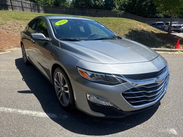 2024 Chevrolet Malibu 2LT in Sterling Gray Metallic — front three-quarter view