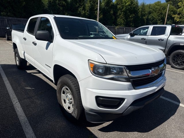 2018 Chevrolet Colorado 2WD Work Truck in Summit White — front three-quarter view