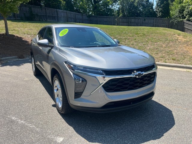 2024 Chevrolet Trax LS in Sterling Gray Metallic — front three-quarter view